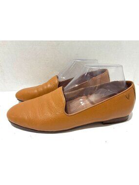 Vionic Women's Willa II Leather Flats Slip On Loafers Camel Leather size 8